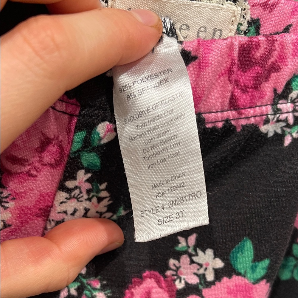 btween 3T Girl Leggings Floral design - Picture 9 of 9